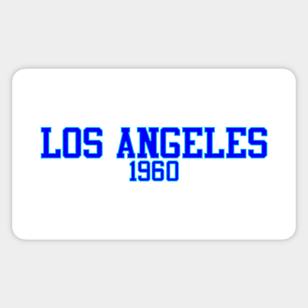 Los Angeles 1960 Sticker by GloopTrekker